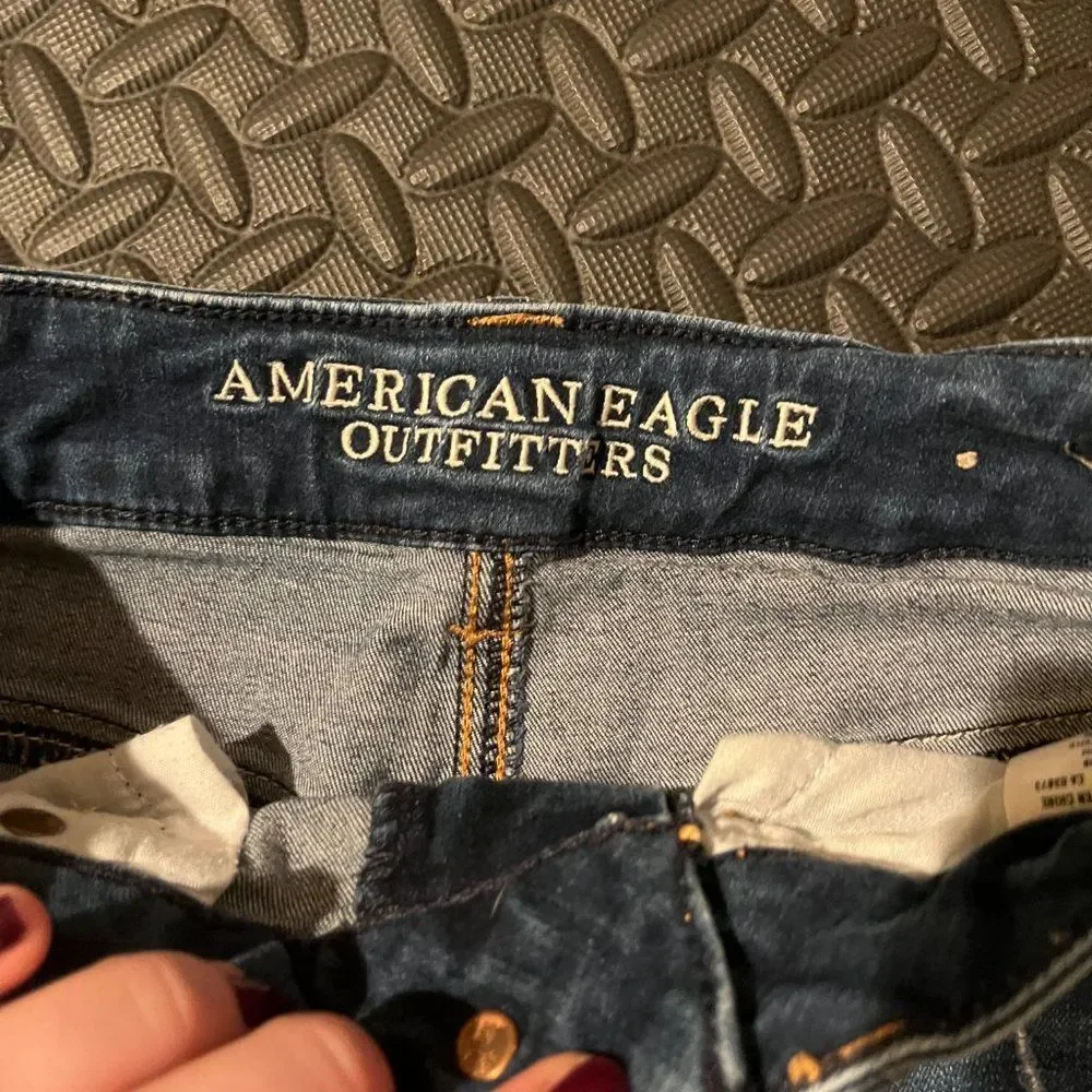 American Eagle Outfitters High Rise Jean Shorts 0